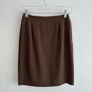 Jones New York Brown Pencil Skirt Size 4P